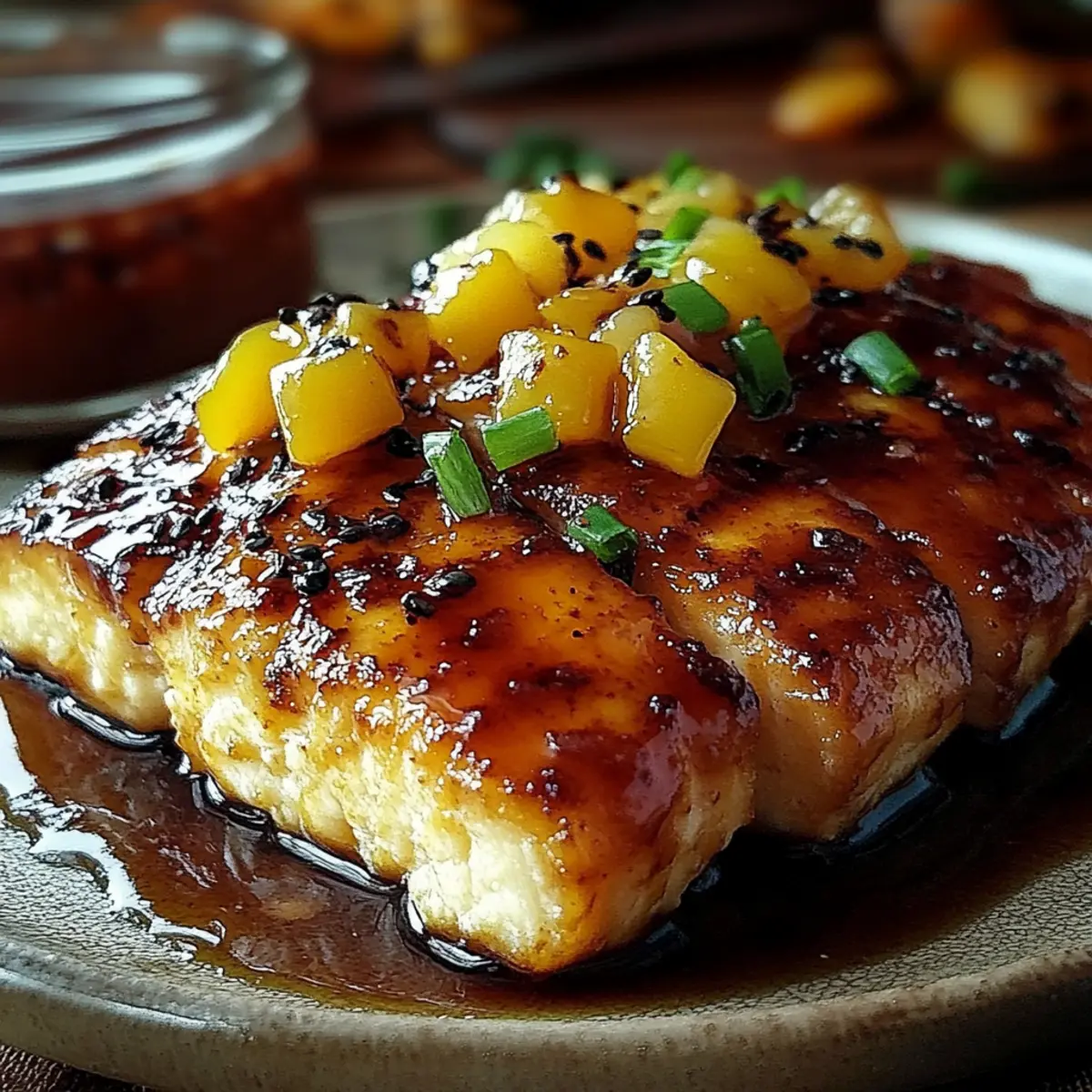 Pineapple Glazed Salmon