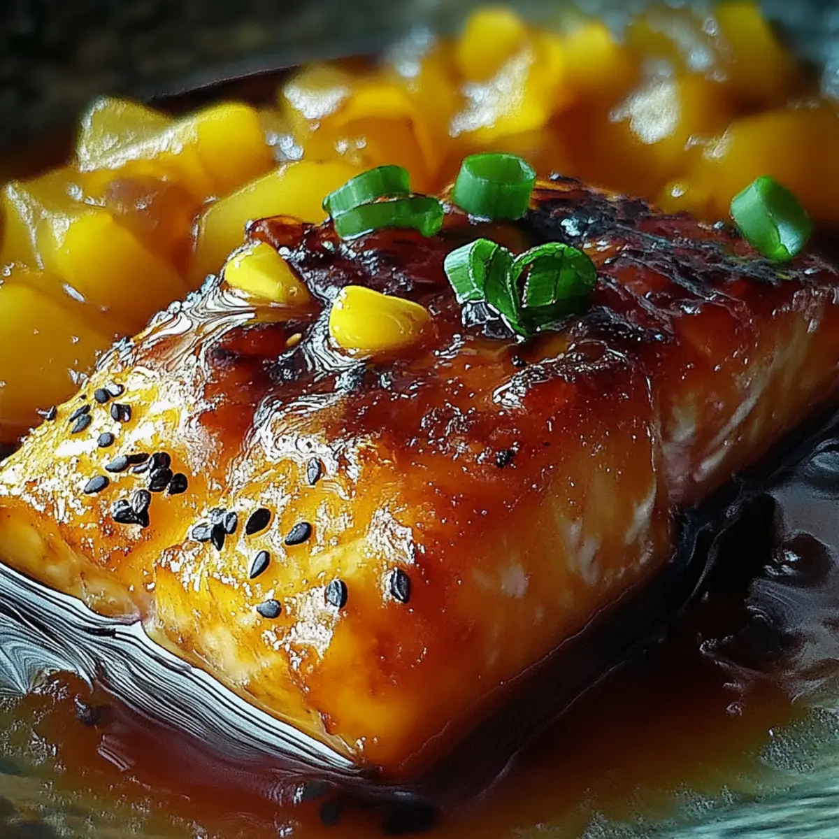 Pineapple Glazed Salmon