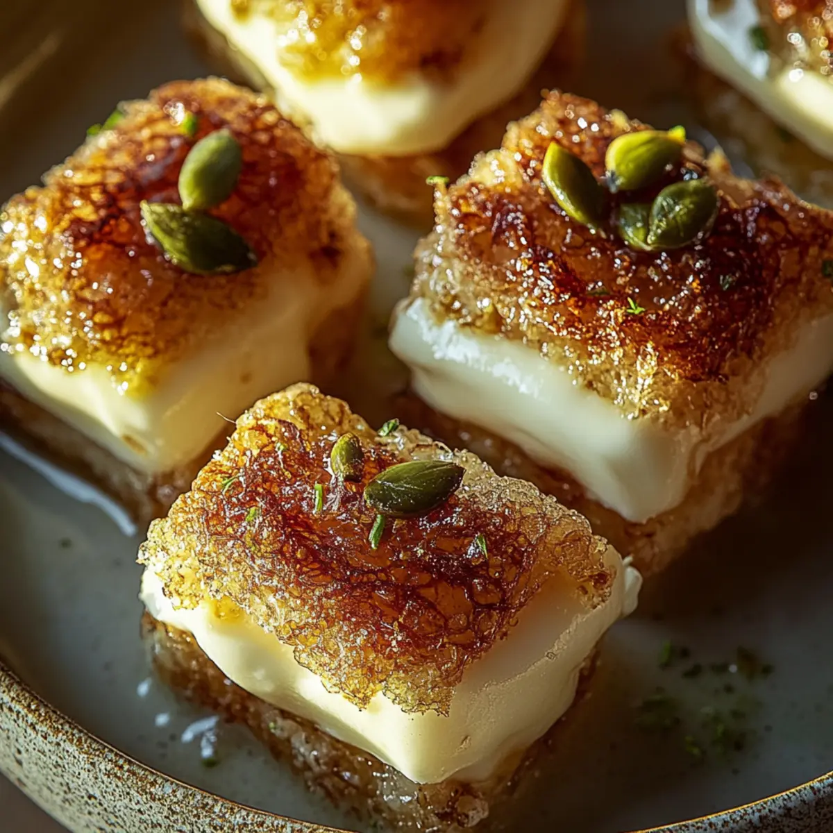 Pistachio Crusted Brie Bites