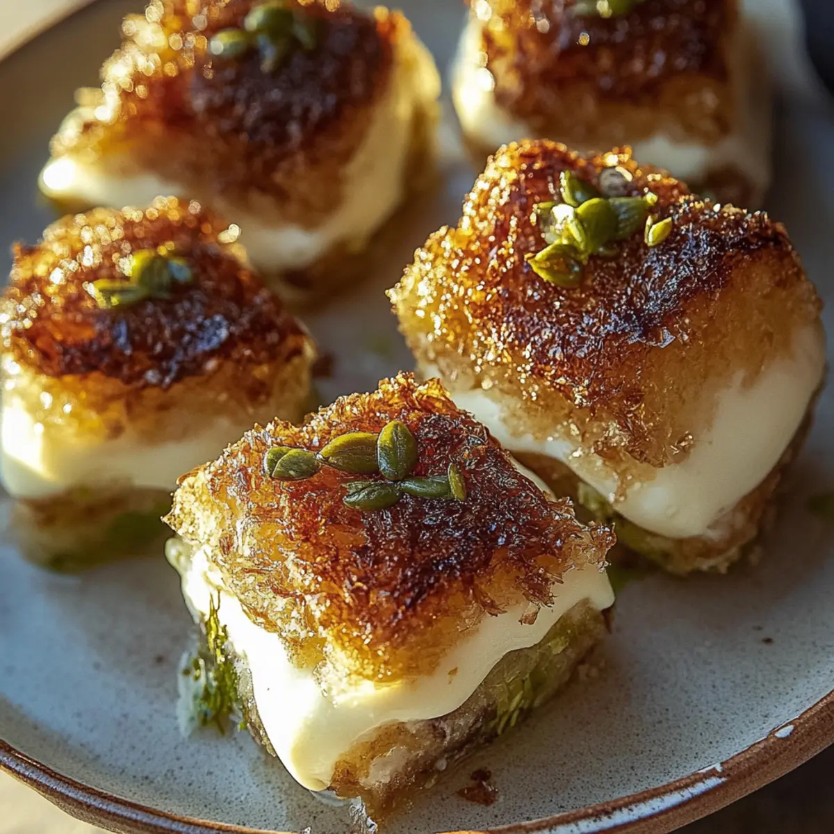 Pistachio Crusted Brie Bites