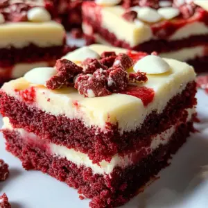 Red Velvet Cookie Bars