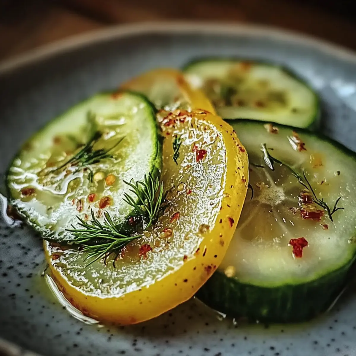 Refreshing Crispy Cucumber Snack with Tangy Lemon Drizzle