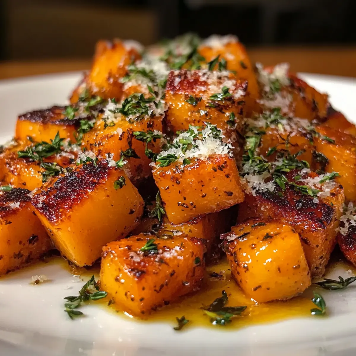 Roasted Sweet Potatoes with Garlic and Parmesan