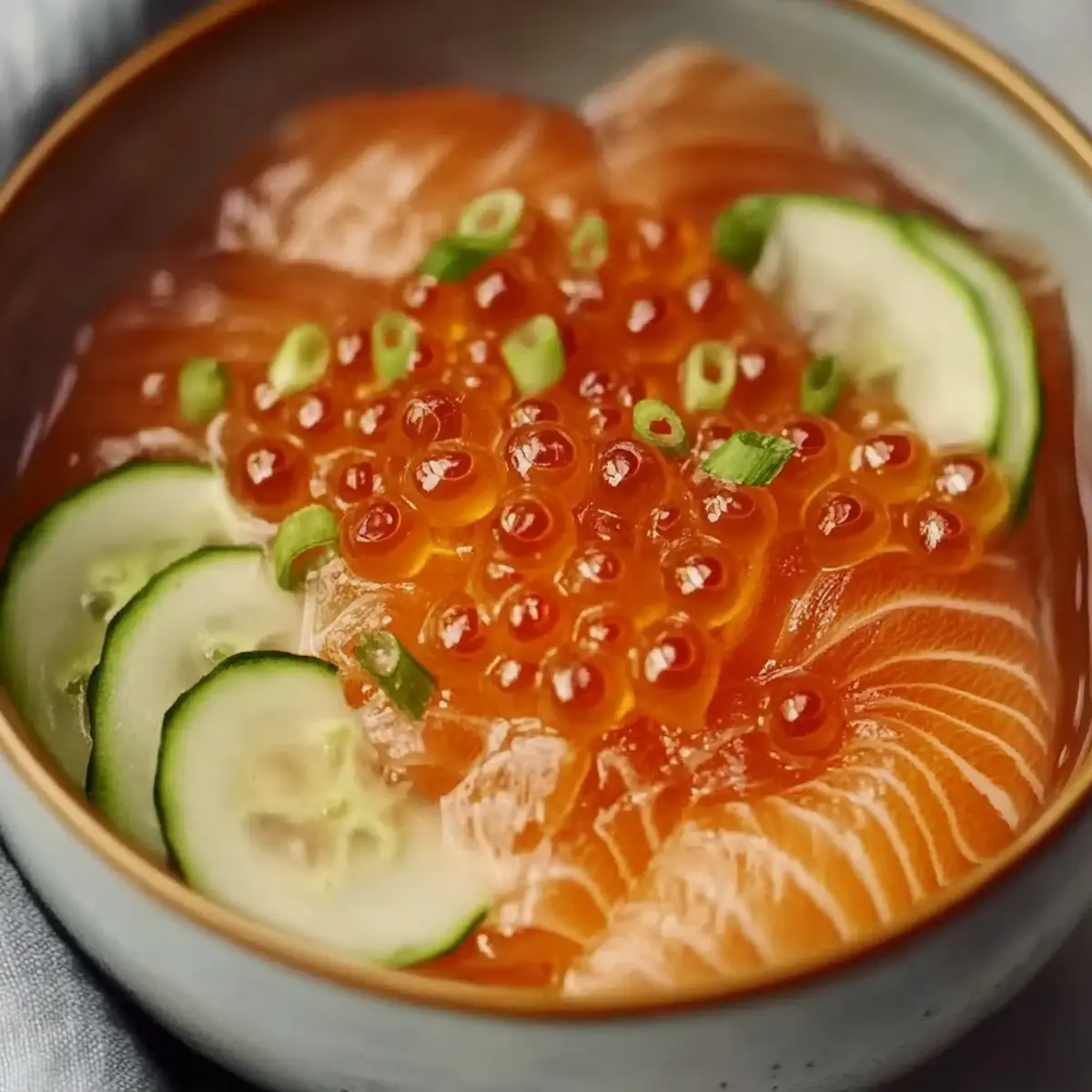 Salmon Crudo with Citrus Soy Dressing