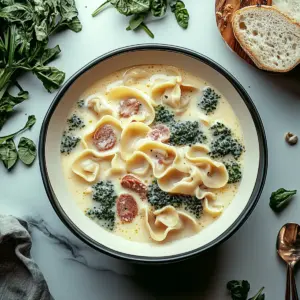 Sausage Tortellini Soup