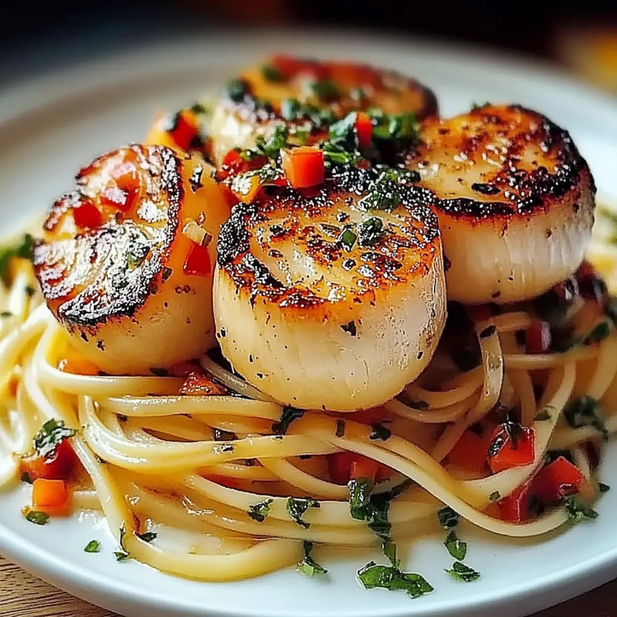 Sea Scallops Pasta