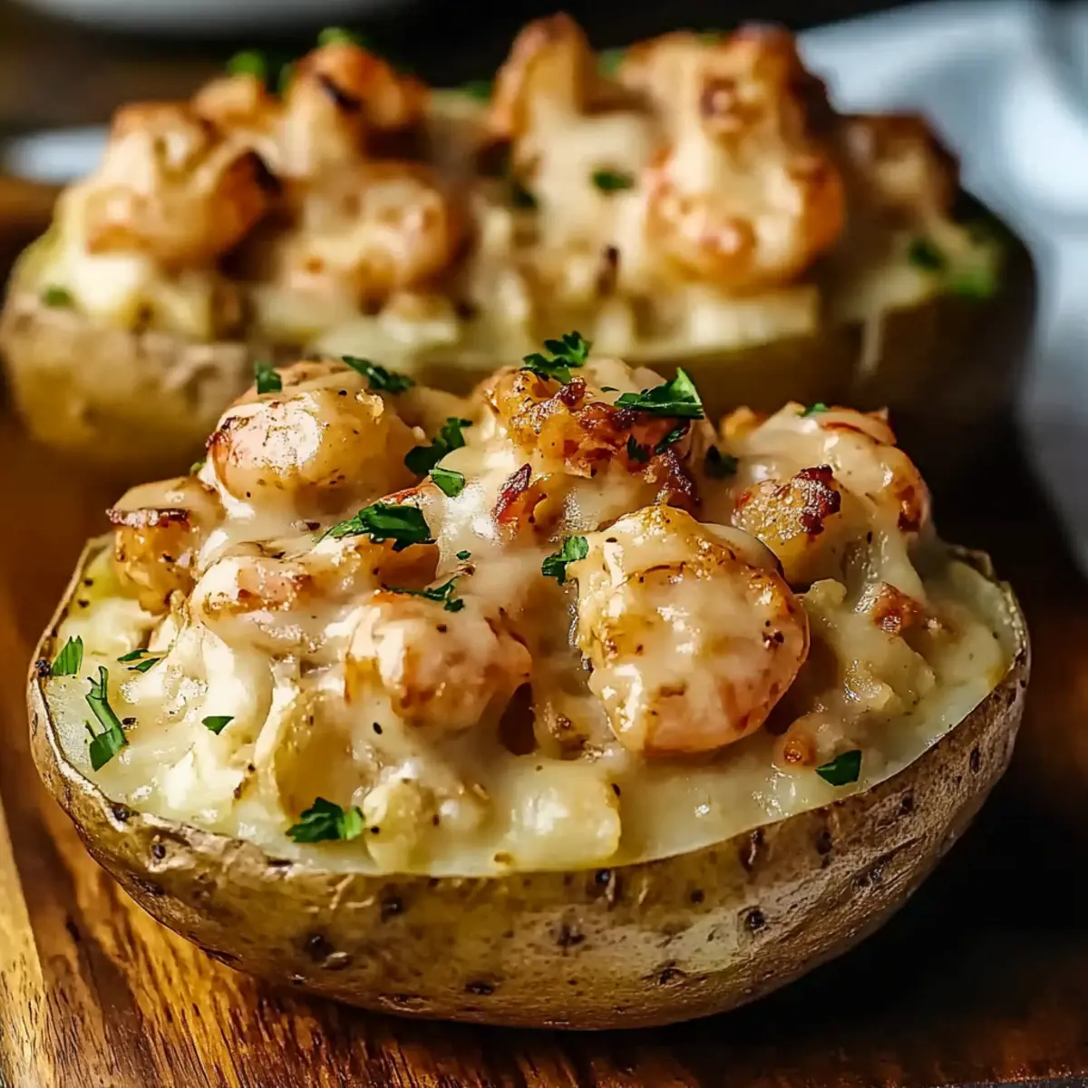Southern-Style Seafood Stuffed Potatoes