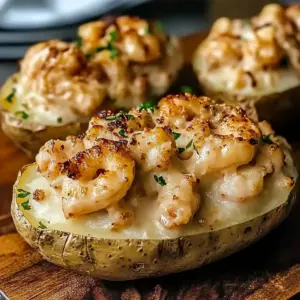 Southern-Style Seafood Stuffed Potatoes