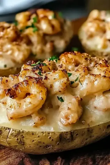 Southern-Style Seafood Stuffed Potatoes