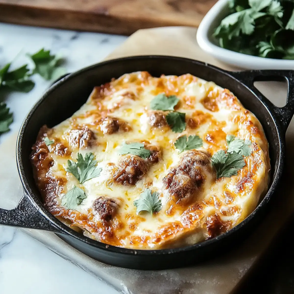 Southern Breakfast Enchiladas with Sausage Gravy