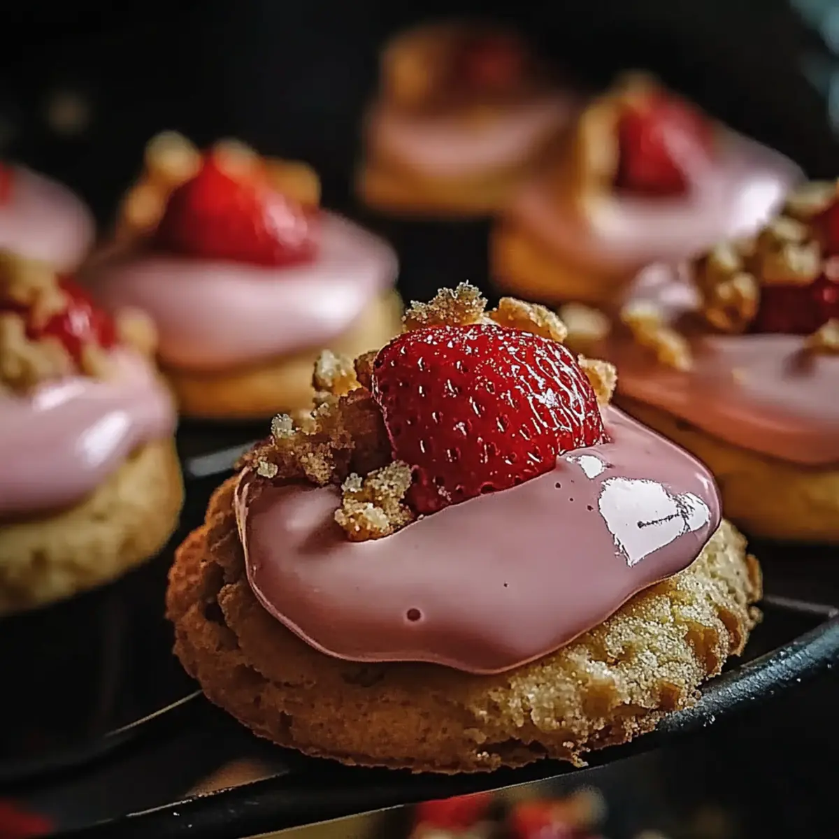 Strawberry Crunch Cookies