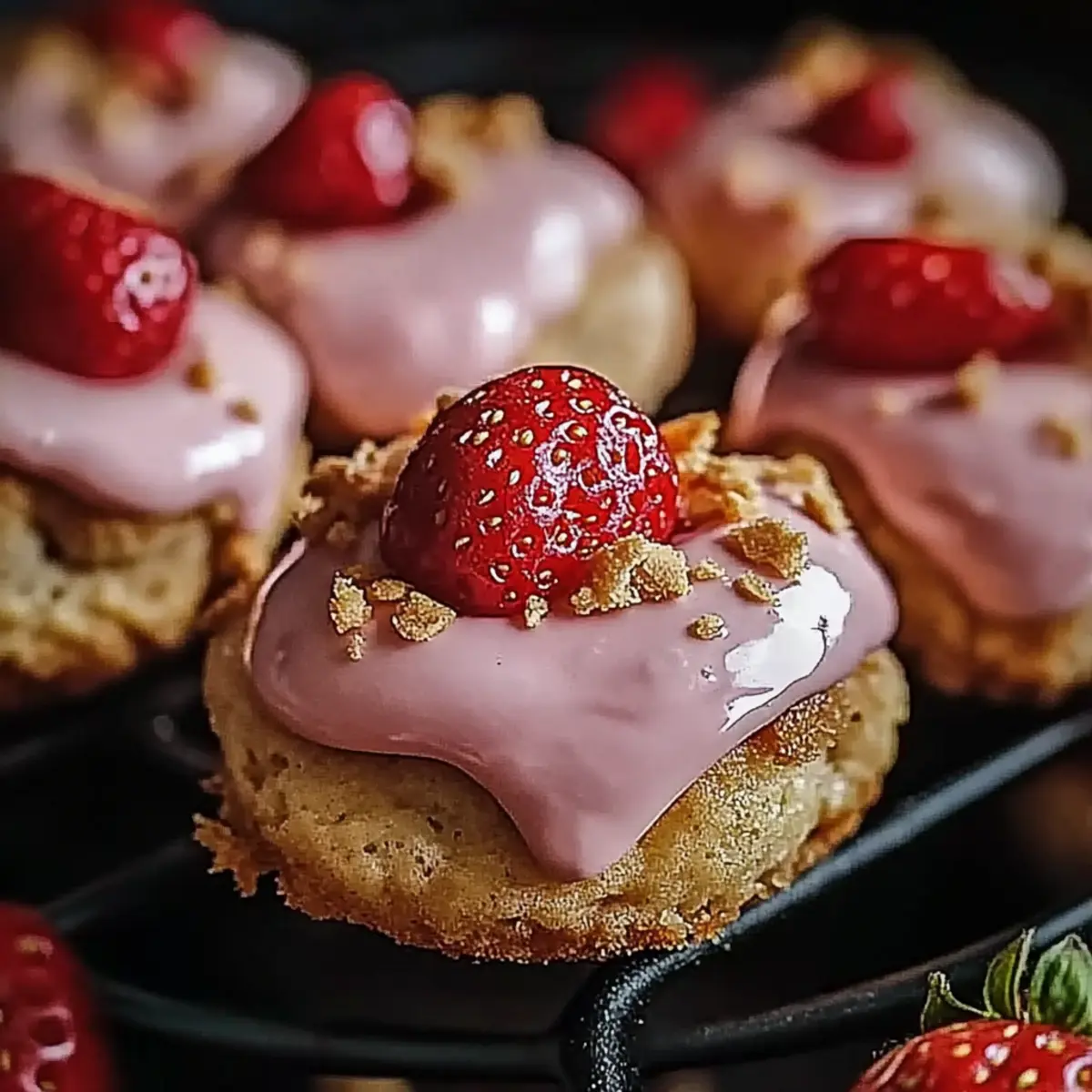Strawberry Crunch Cookies