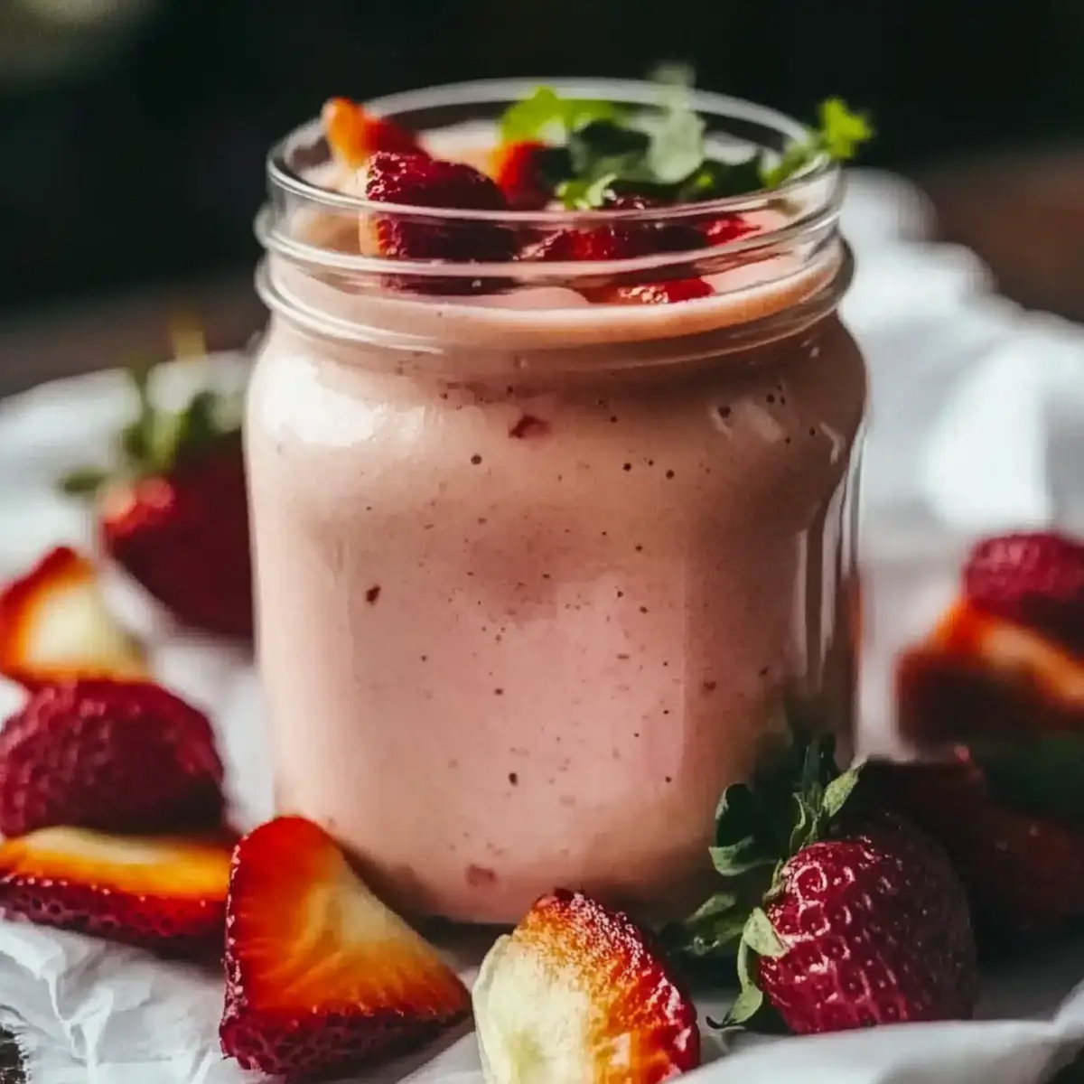 Strawberry Date Smoothie