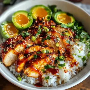 Sweet Chili Chicken Rice Bowls