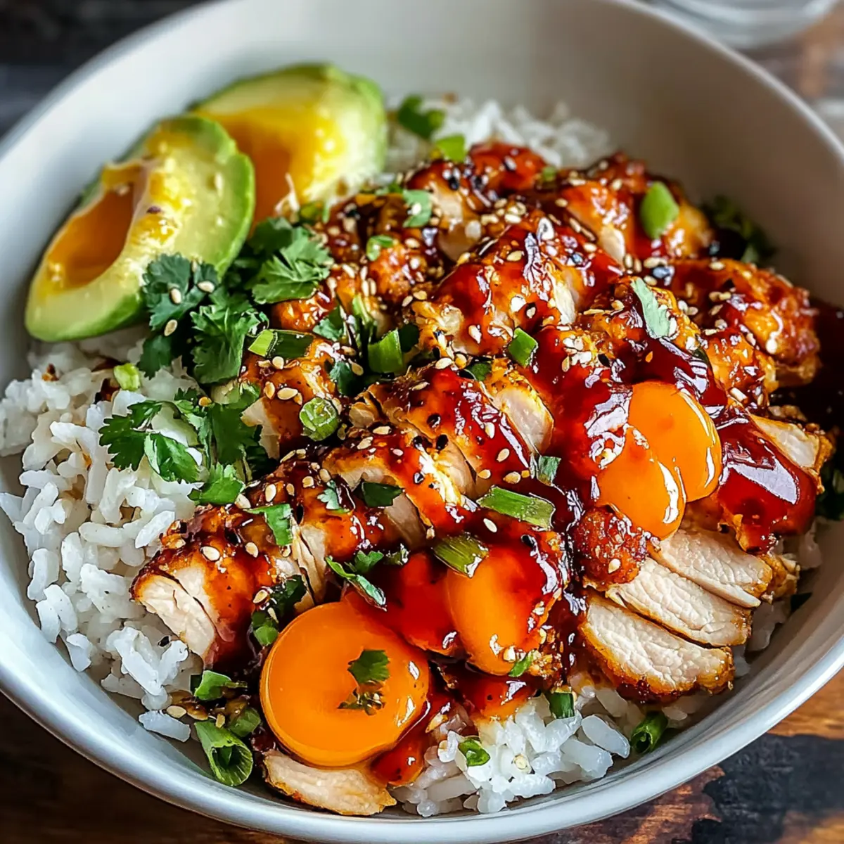Sweet Chili Chicken Rice Bowls