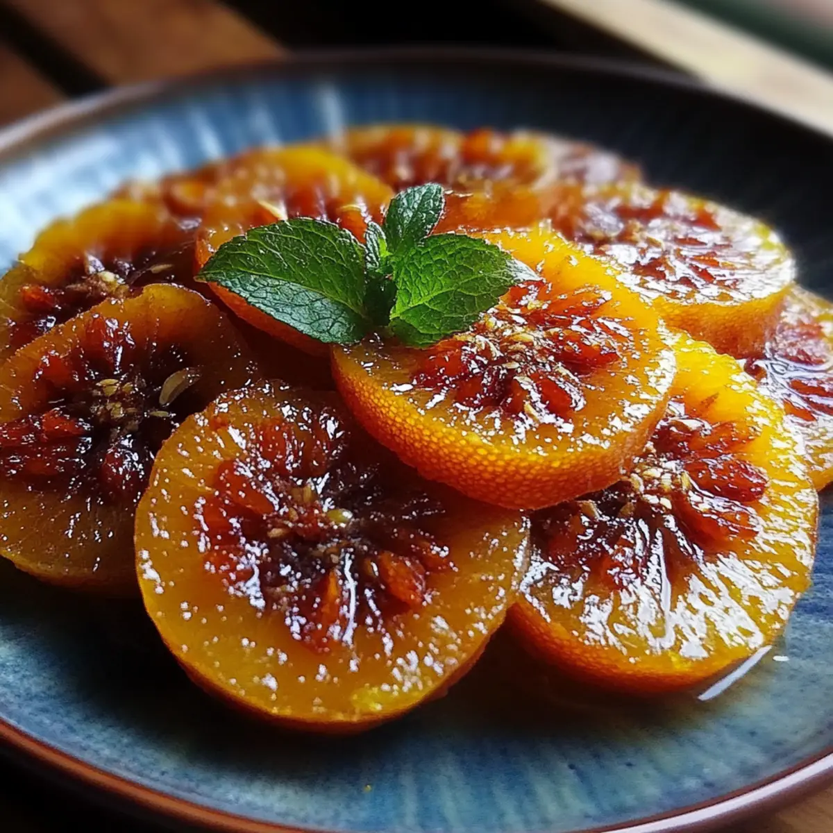 Sweet and Zesty Glazed Candied Oranges