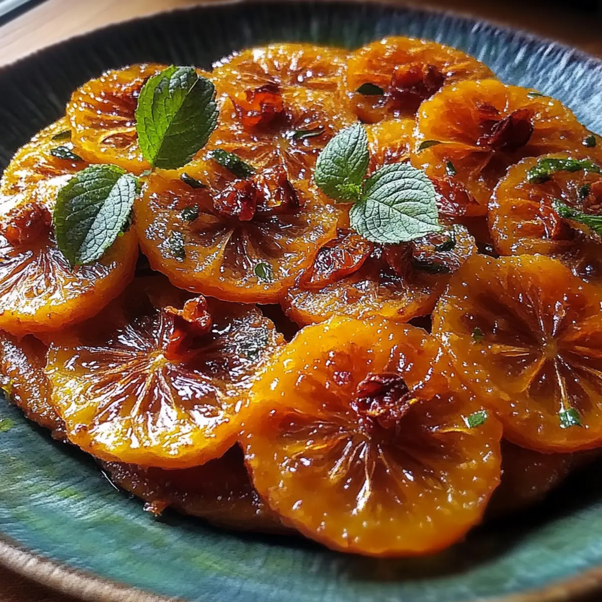 Sweet and Zesty Glazed Candied Oranges