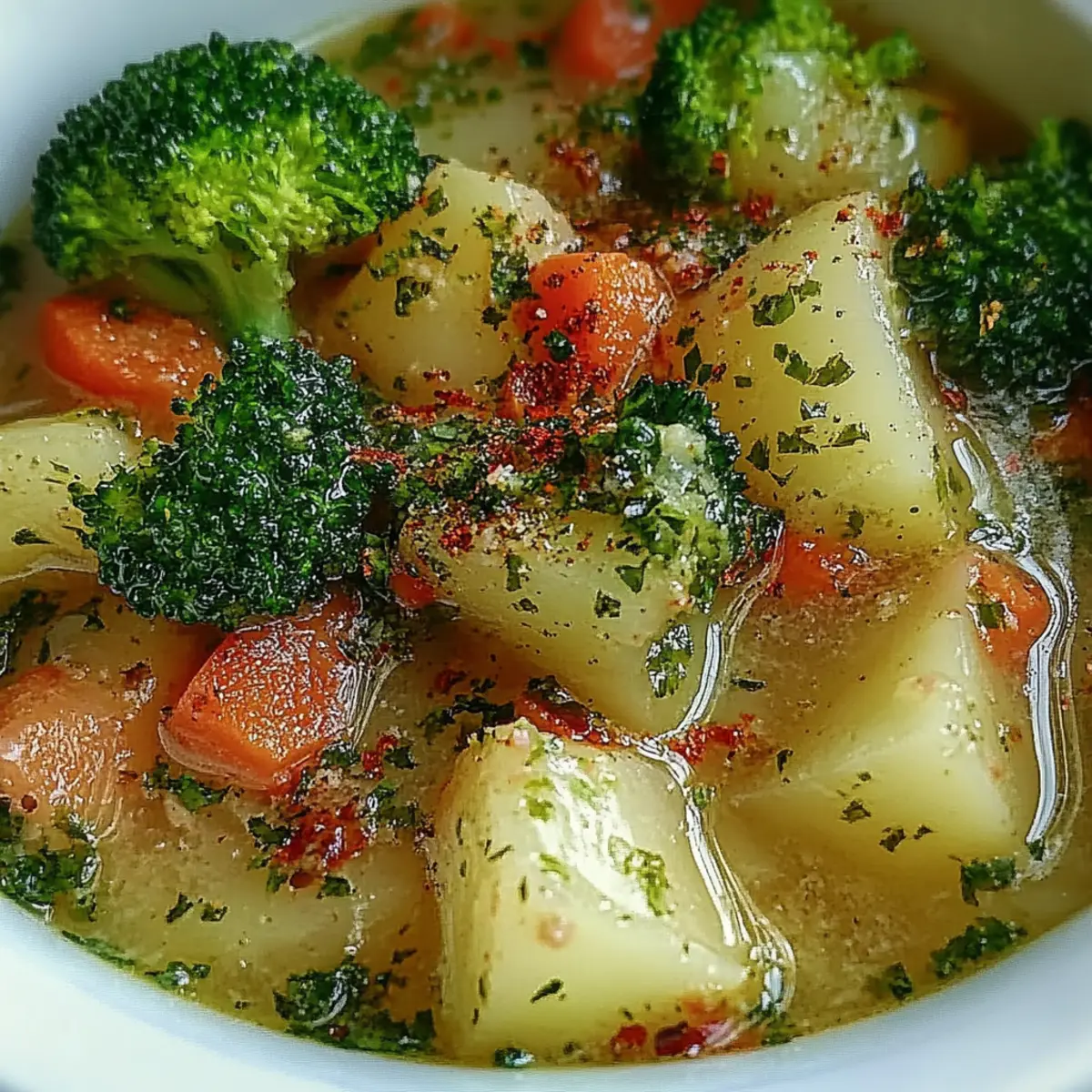 Traditional Italian Broccoli Soup