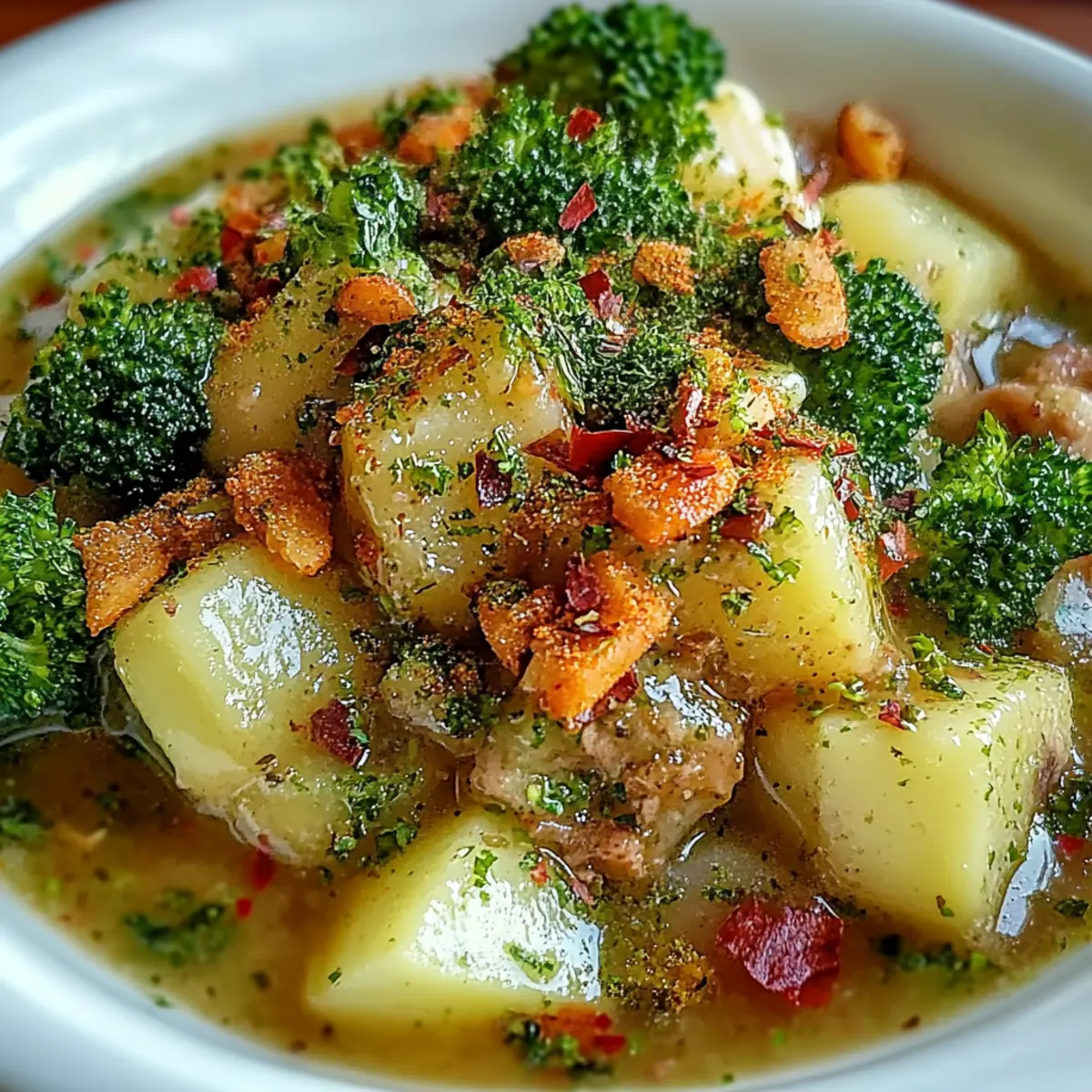 Traditional Italian Broccoli Soup