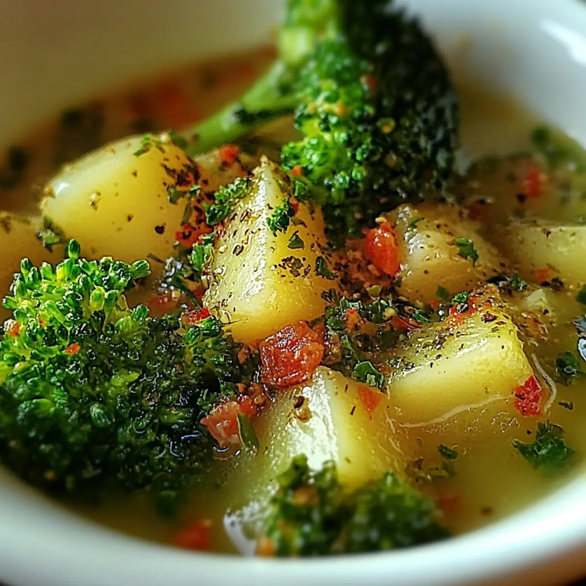 Traditional Italian Broccoli Soup