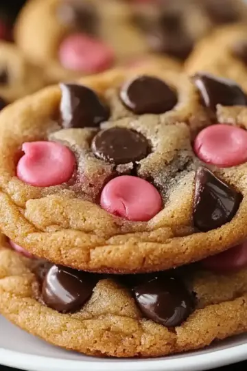 Valentine's Chocolate Chip Cookies