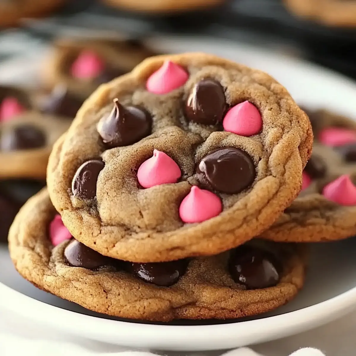 Valentine's Chocolate Chip Cookies