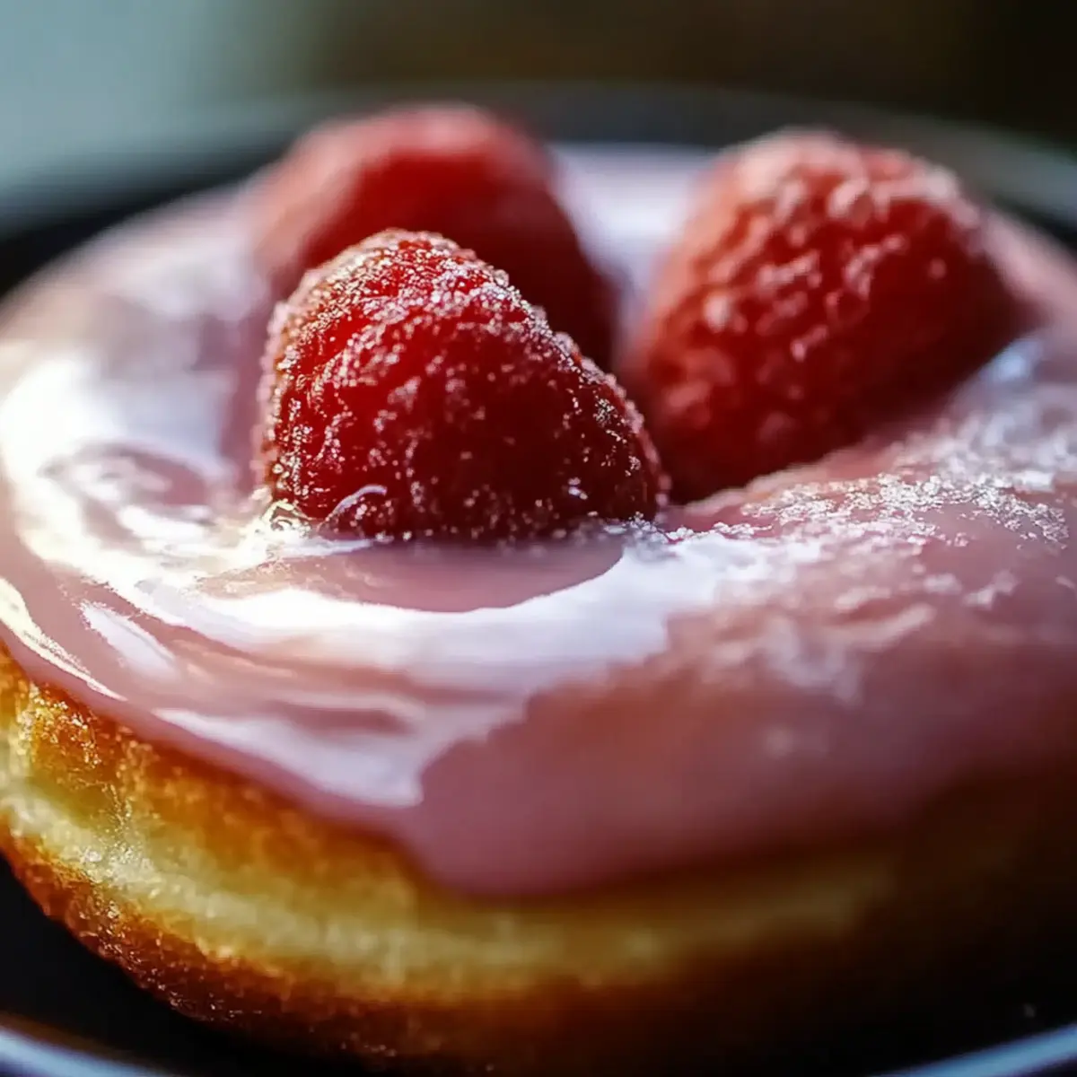 Valentine's Day Strawberry Donuts