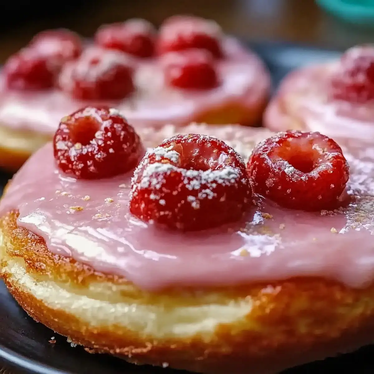 Valentine's Day Strawberry Donuts