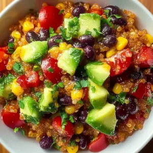 Vibrant Tex Mex Quinoa Salad