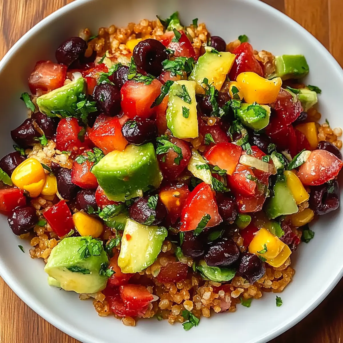 Vibrant Tex Mex Quinoa Salad