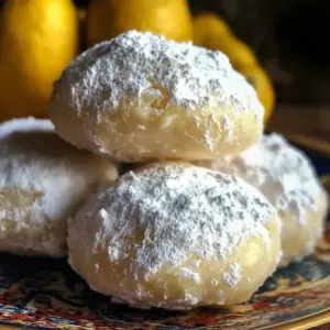 Zesty Lemon Meltaway Cookies