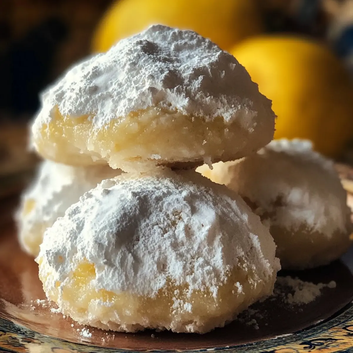 Zesty Lemon Meltaway Cookies
