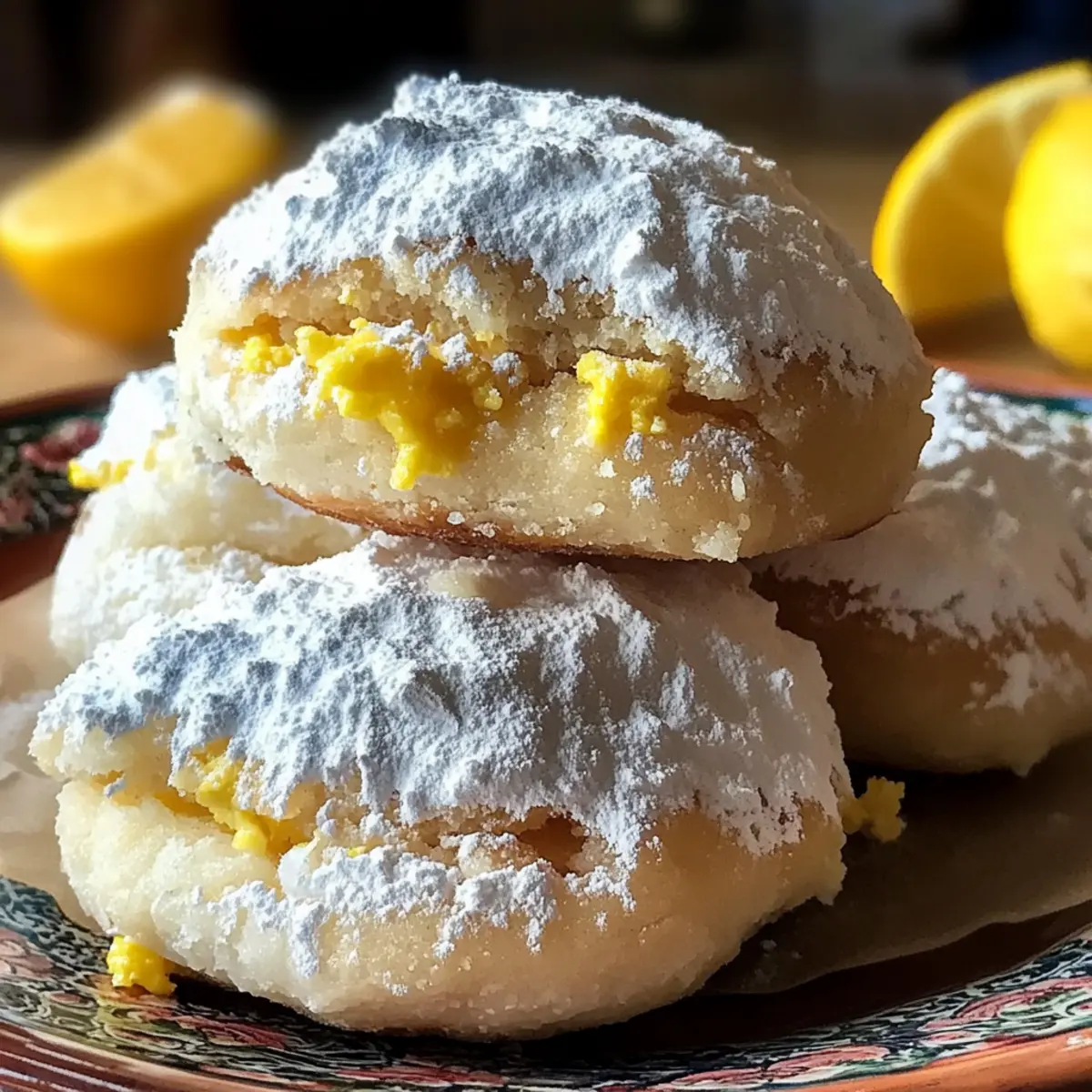 Zesty Lemon Meltaway Cookies