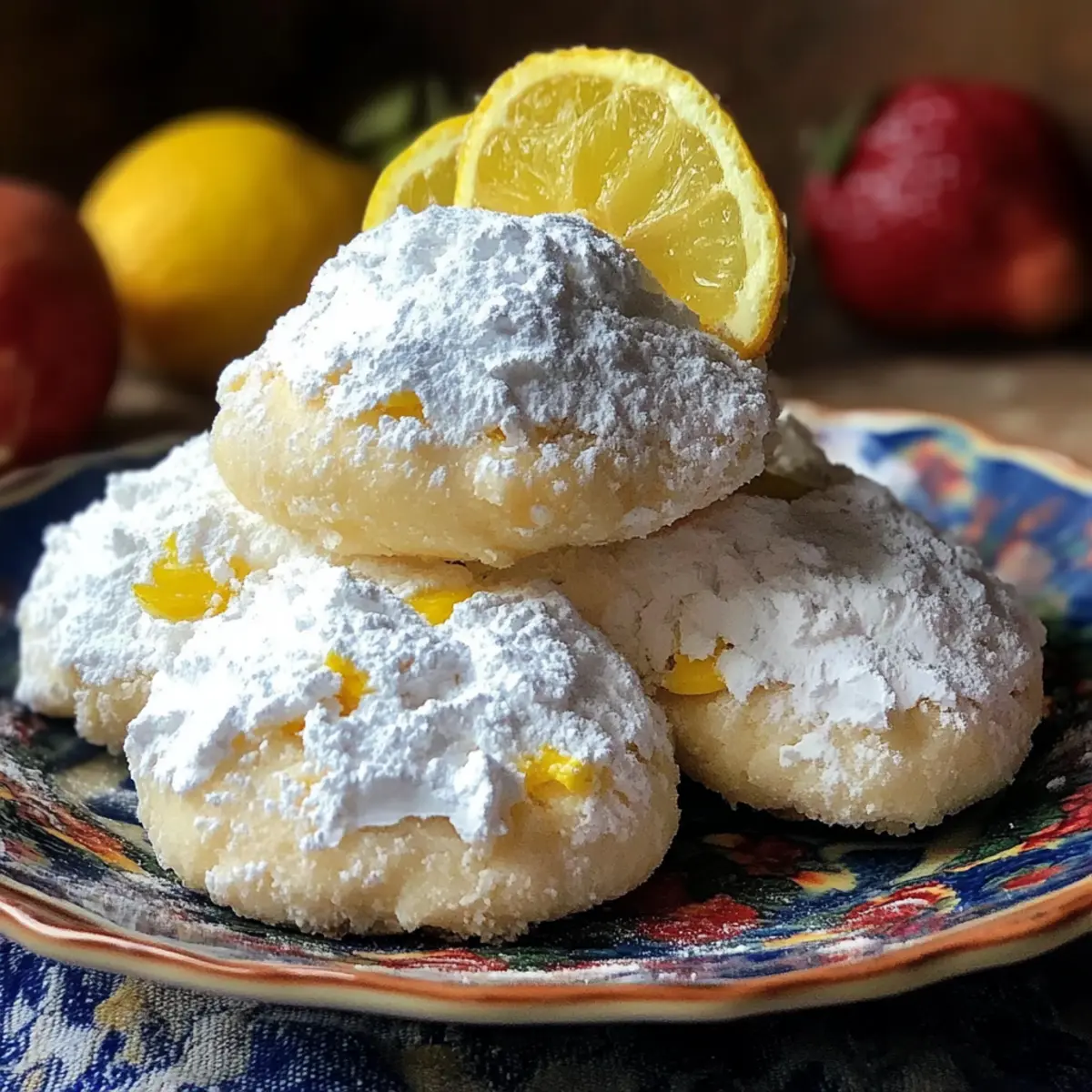 Zesty Lemon Meltaway Cookies