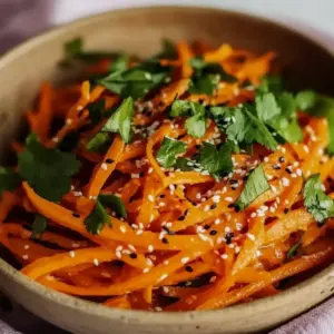 Asian Raw Carrot Salad