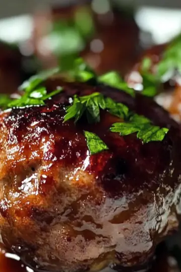 Baked Juicy Smoky Chipotle Meatballs