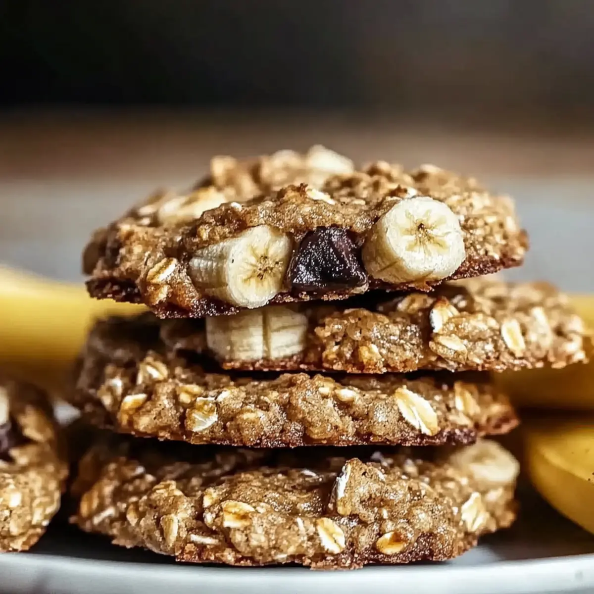 Banana Oat Cookies