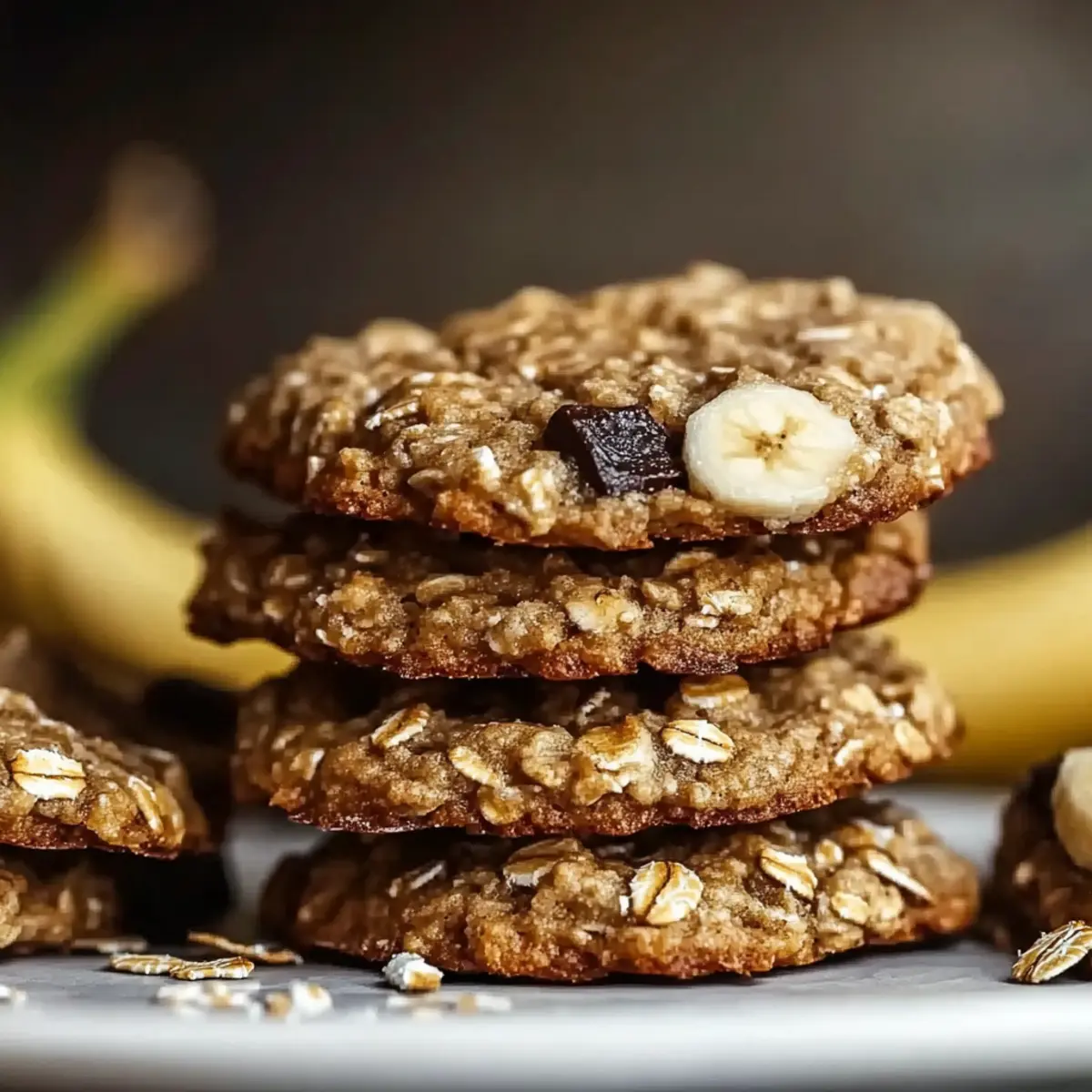 Banana Oat Cookies