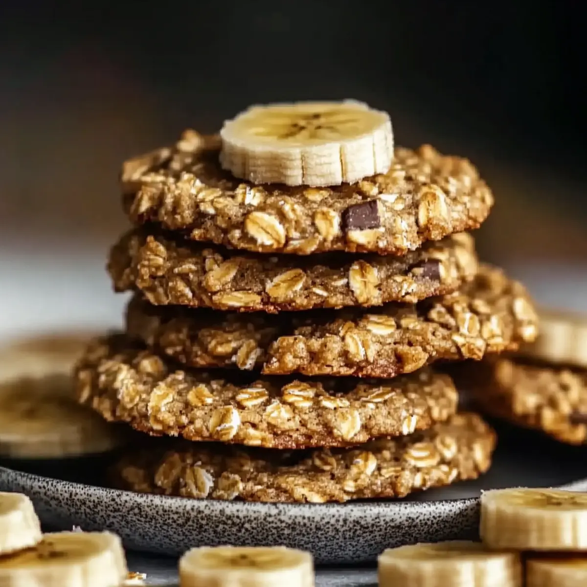 Banana Oat Cookies