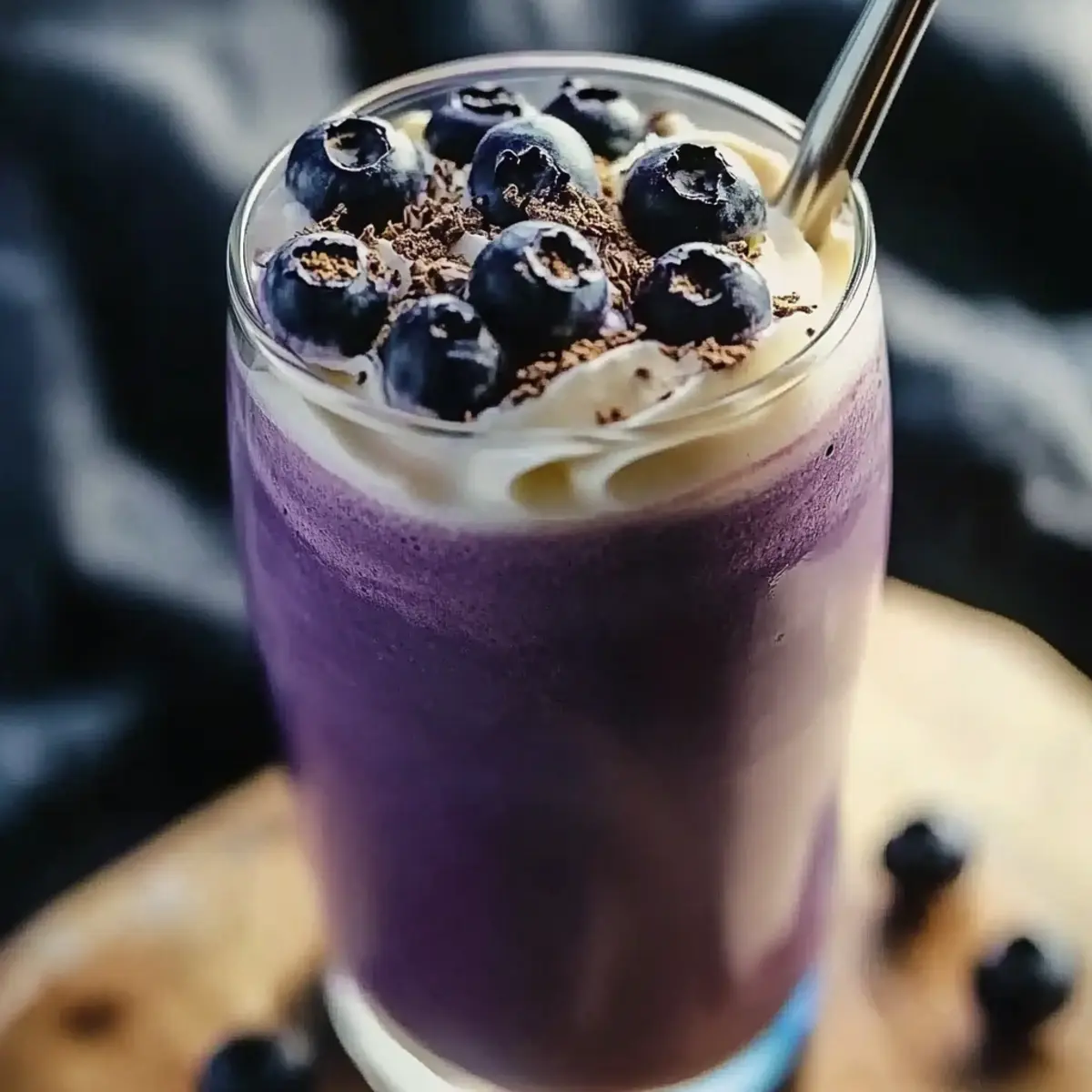 Blueberry Cheesecake Protein Smoothie