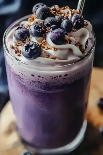 Blueberry Cheesecake Protein Smoothie