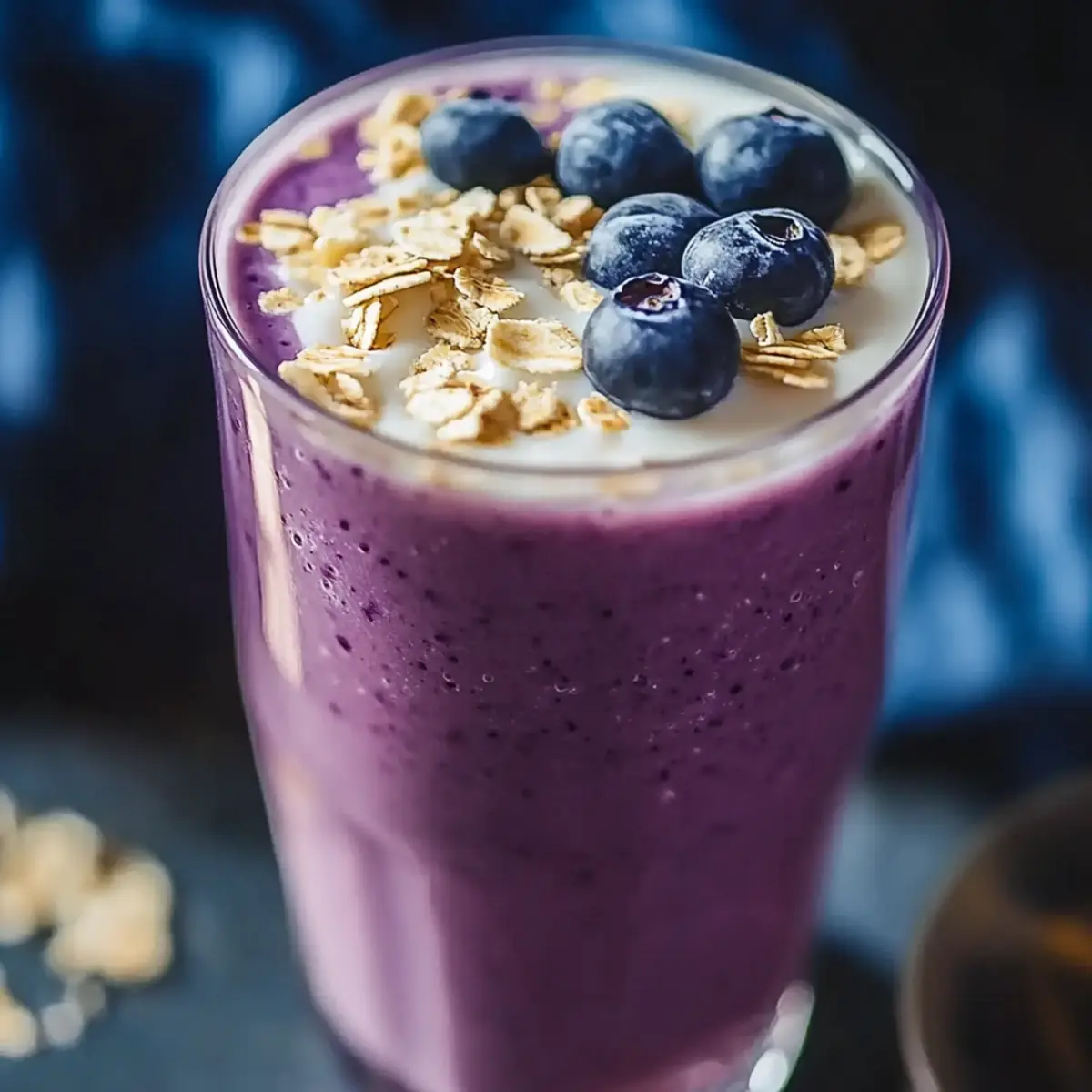 Blueberry Oatmeal Smoothie