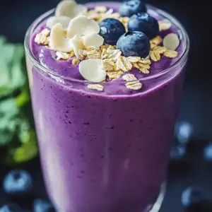 Blueberry Oatmeal Smoothie