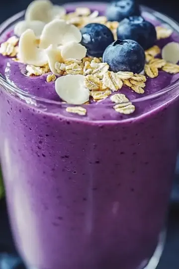 Blueberry Oatmeal Smoothie