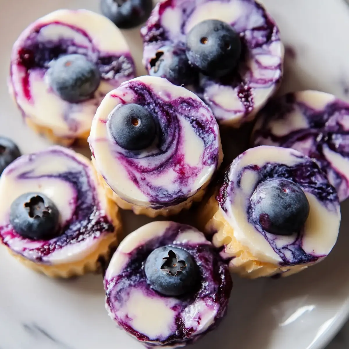 Blueberry Swirl Yogurt Bites