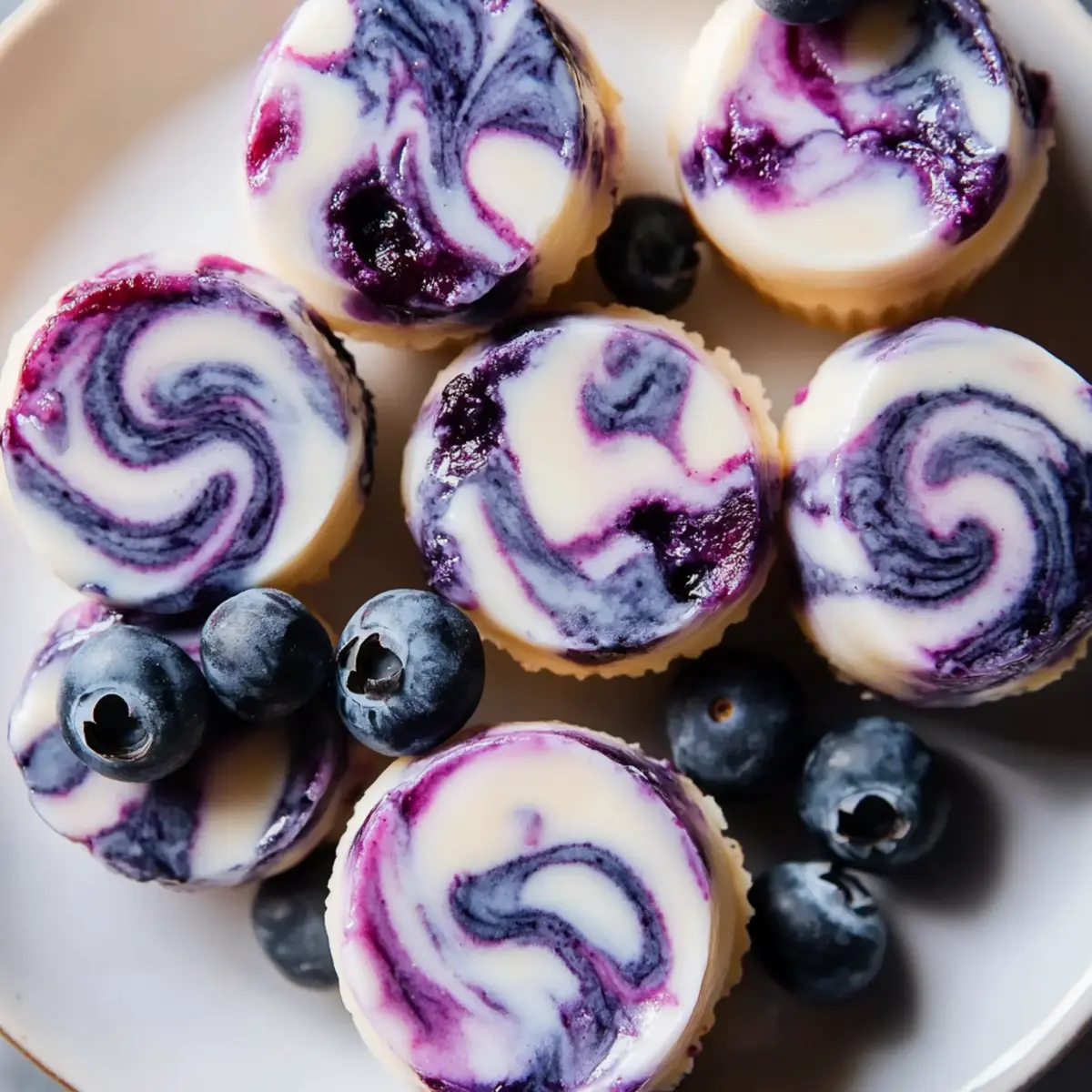 Blueberry Swirl Yogurt Bites