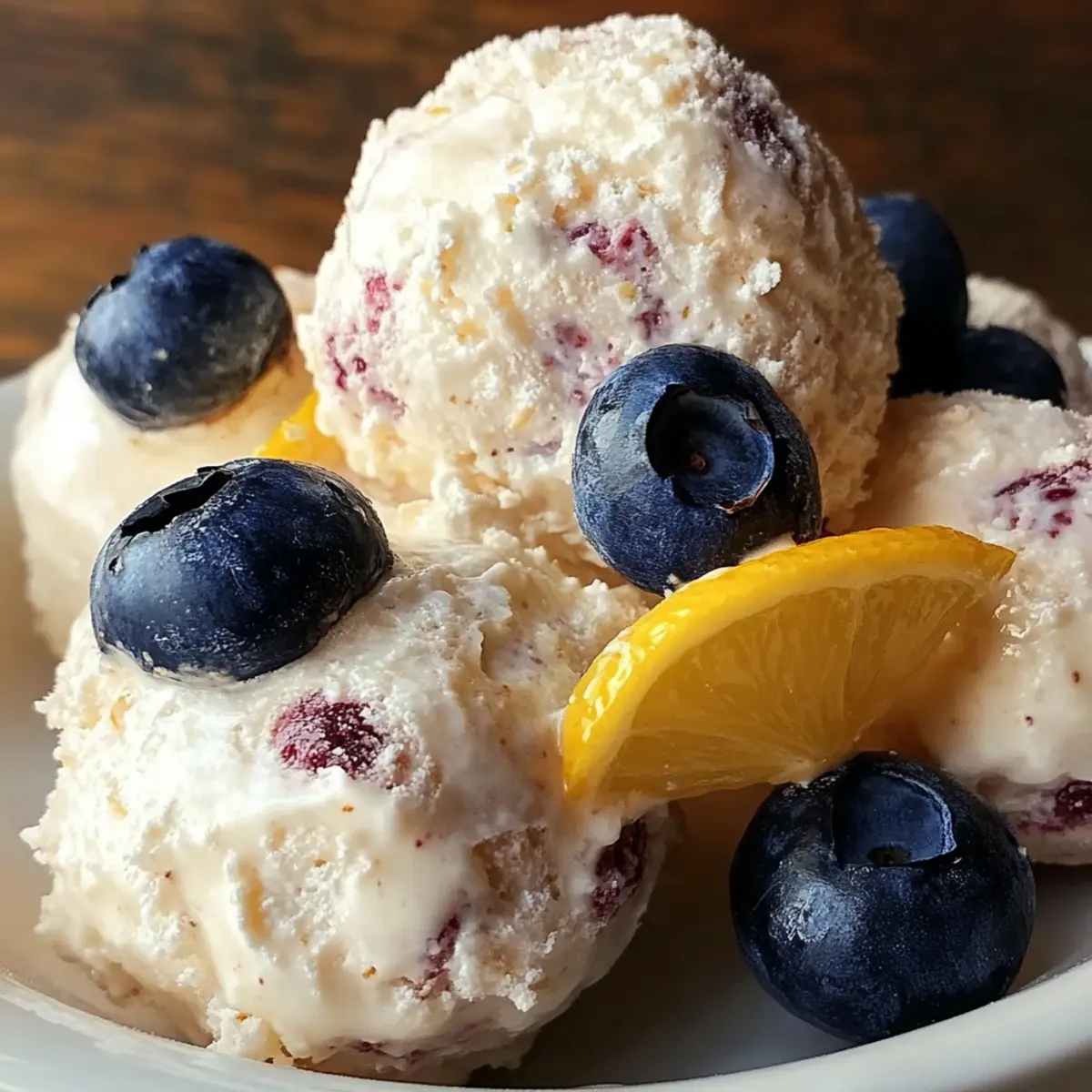 Blueberry and Lemon Zest Cottage Cheese Bites