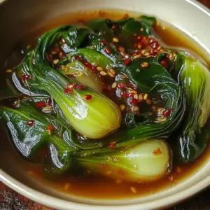 Bok Choy Soup With Garlic And Ginger