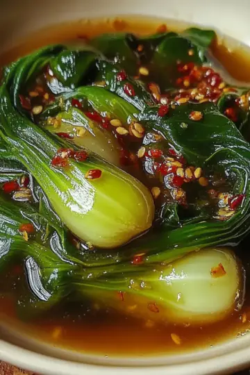 Bok Choy Soup With Garlic And Ginger