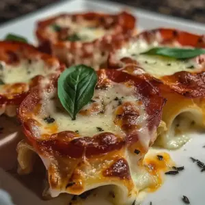 Cheesy Baked Italian Pizza Roses